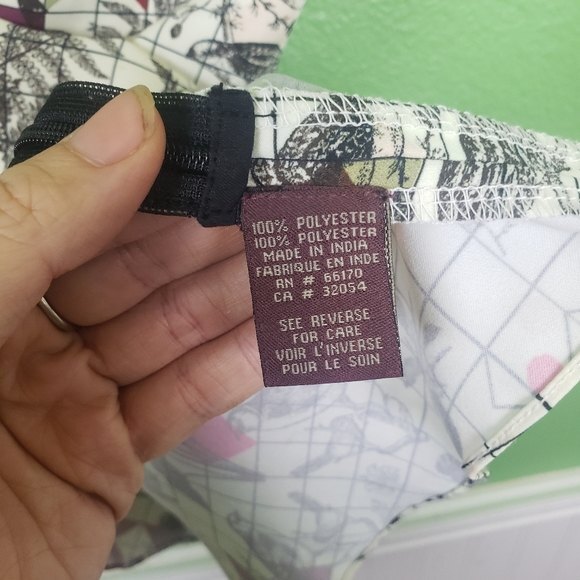 Anthropologie Ranna Gill Boho Bird Geometric Sleeveless Top Size Medium - Picture 4 of 11